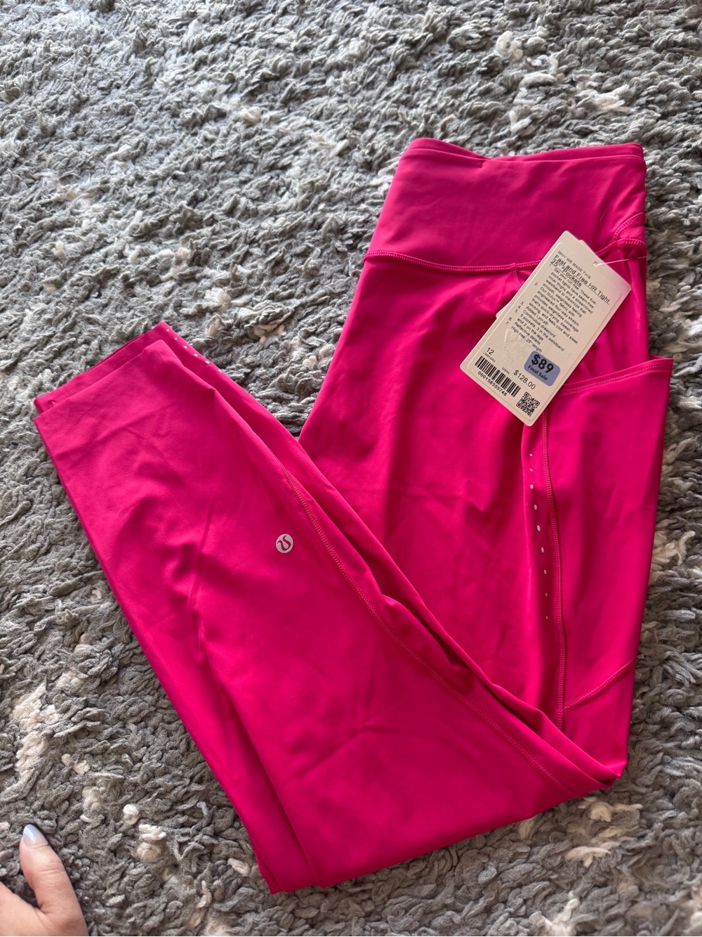 lululemon athletica Vibrant Pink High-Rise Leggings